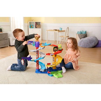 Months VTech Toot Toot Drivers Twist And Race Tower 12 Free Delivery 