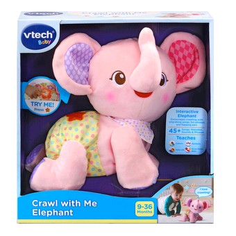 vtech crawling bear pink