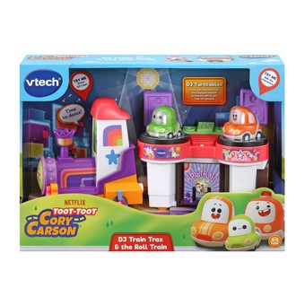 Kids Train Set Details about   VTech Toot-Toot Drivers Cory Carson DJ Trax & The Roll Train 