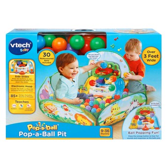 VTech Pop-a-Balls Drop and Pop Ball Pit, Green