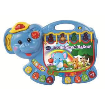BN Britains Vtech PUSH & EXPLORE ELEPHANT Baby Kids Interactive Toy Motor Skill Game 6m 