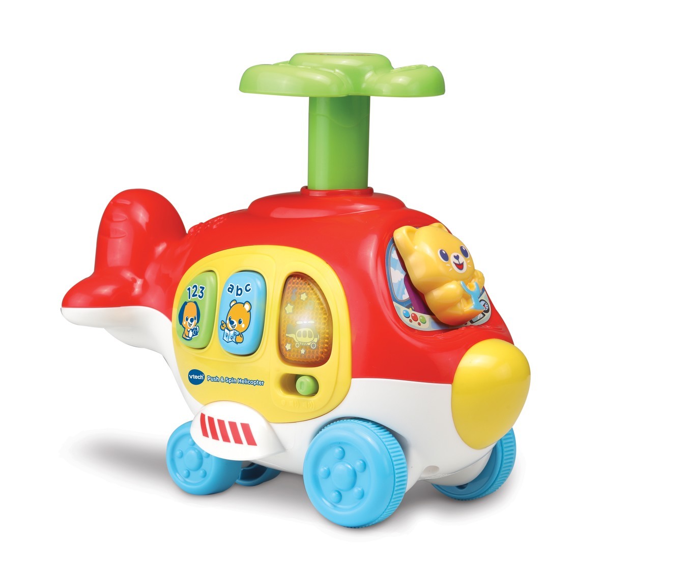 push and spin toy