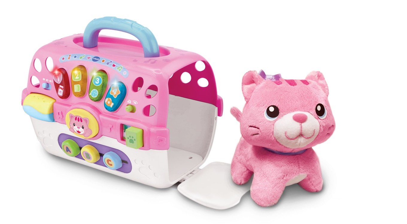 Vtech Cosy Kitten Carrier Activity Toy Toddler Educational Interactive Animal 