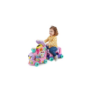 push and ride alphabet train pink