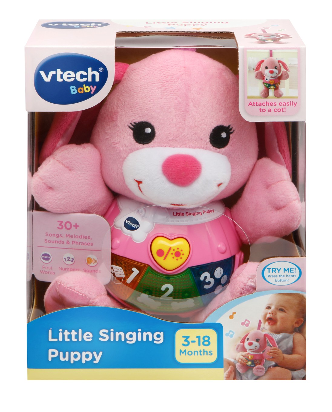 vtech little singing bear pink