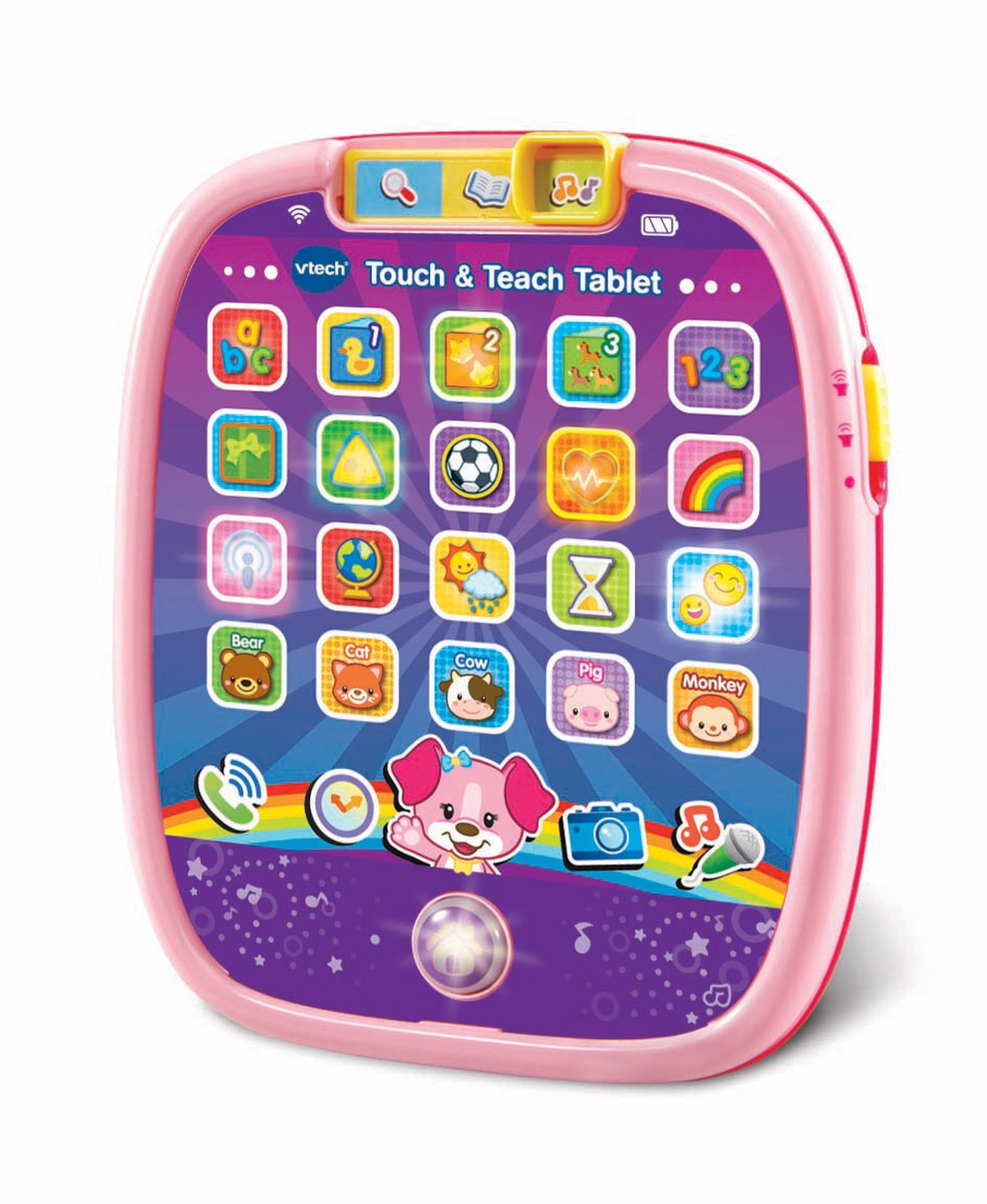  VTech Light-Up Baby Touch Tablet, Pink