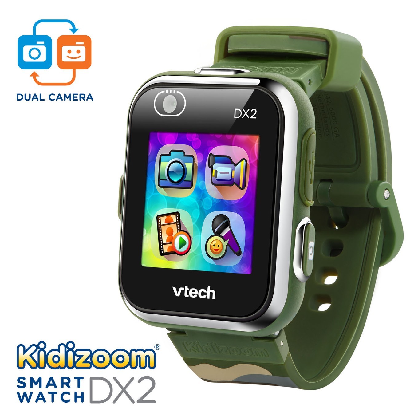 vtech kidizoom smartwatch dx2 camouflage