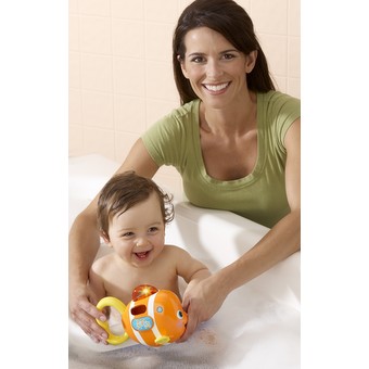 vtech sing and splash fish bath toy