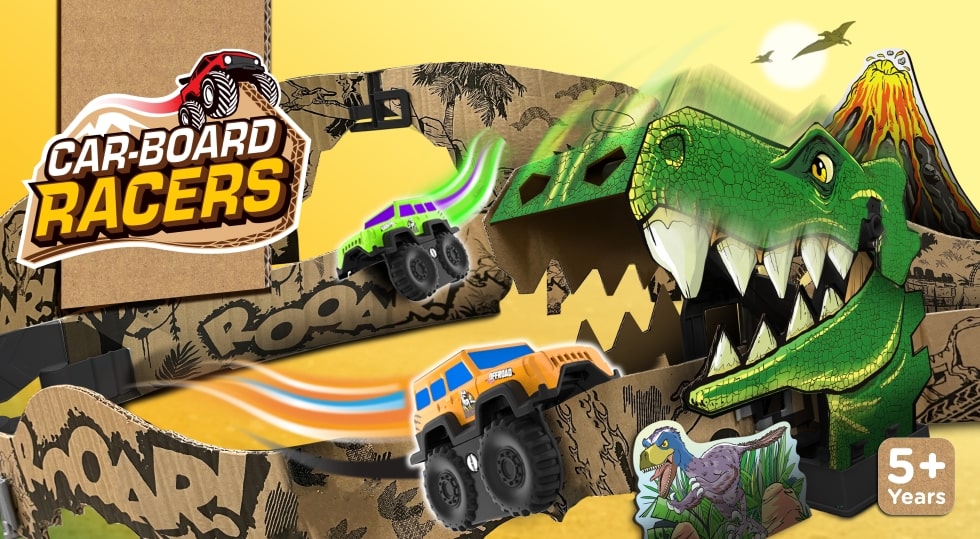 Car-Board Racers Banner - 5 plus Years