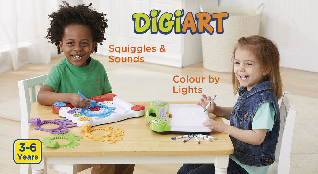 DigiArt. Squiggles & Sounds. Colour by Lights. 3-6 Years.