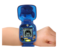 With voice-activated play, pretend to call the PAW Patrol team and role-play chat.