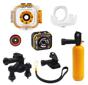 HD action camera with mounts for bikes, scooters, skateboards, and more!