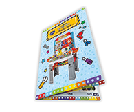 Includes double-sided 6 page booklet with 2D and 3D build projects!