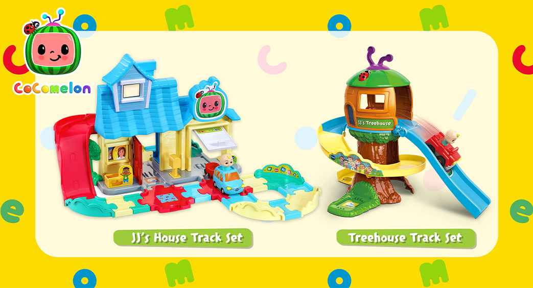 Toot-Toot CoComelon: JJ's House Track Set and Treehouse Track set