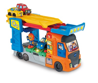 This vehicle is a race track, a repair shop and a race truck all in one. This vehicle is a race track, a repair shop and a race truck all in one.