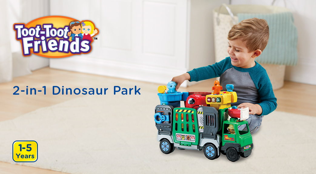 Toot-Toot Friends. 2 in 1 Dinosaur Park. 1 to 5 Years