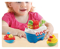 Chug into the learning zone with the Toot-Toot Splash Tugboat by VTech.