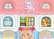 Slide the window to see Lion move between the bedroom & bathroom! Slide the window to see Lion move between the bedroom & bathroom!