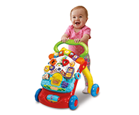 Watch your little one take their first steps with this 2-in-1 walker and activity centre!